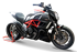 Immagine di DOPPIO TERMINALE HYDROFORM EVOLUTION LINE BLACK PER DUCATI DIAVEL 1200 2011-2016