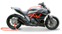 Immagine di TERMINALE DOPPIO HYDROFORM BLACK DUCATI DIAVEL 1200 2011-2017