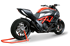Immagine di DOPPIO TERMINALE HYDROFORM EVOLUTION LINE BLACK PER DUCATI DIAVEL 1200 2011-2016