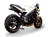 Immagine di TERMINALE HYDROFORM BLACK PER TRIUMPH SPEED TRIPLE 1050 2005-2006
