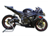 Picture of HP CORSE APPROVED STAINLESS STEEL HYDROFORM SLIP ON EXHAUST FOR SUZUKI GSX R 600 750 2006-2007
