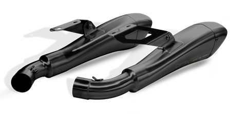 Immagine di DOPPIO SCARICO HYDROFORM BLACK DUCATI MONSTER 696/769/1100 08-14