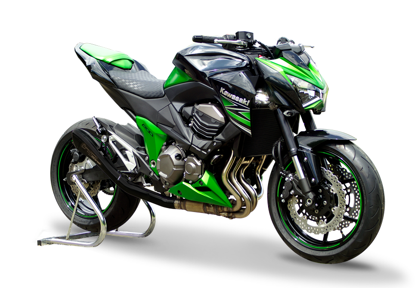 HP Corse. SILENCER HYDROFORM BLACK KAWASAKI Z 800 E Rev.1