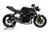 Picture of STAINLESS STEEL HYDROFORM SLIP ON TRIUMPH STREET TRIPLE 675 2013-2015