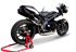 Immagine di TERMINALE EVO 260 A304 BLACK TRIUMPH SPEED TRIPLE 11-14 DOPPIO ALTO