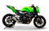 Immagine di TERMINALE HYDROFORM ACCIAIO SATINATO KAWASAKI Z 750 2007-2014