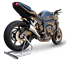 Immagine di TERMINALE HYDROFORM IN ACCIAIO INOX RACCORDO CATALIZZATO PER YAMAHA FZ1 / FZ1 FAZER 2006-2016