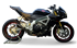 Immagine di TERMINALE HYDROFORM BLACK RACE APRILIA TUONO V4R/RSV4 Rev.1a