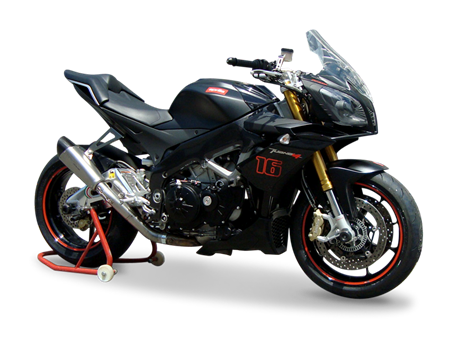 Immagine di TERMINALE EVOXTREME 310 A304 SATINATO APRILIA TUONO V4 R EXTRA-UE