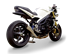 Immagine di TERMINALE HYDROFORM ACCIAIO SATINATO PER TRIUMPH SPEED TRIPLE 1050 2005-2006
