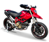 Immagine di TERMINALE EVOXTREME 310 ACCIAIO NERO DUCATI HYPERMOTARD 1100 2007-2012