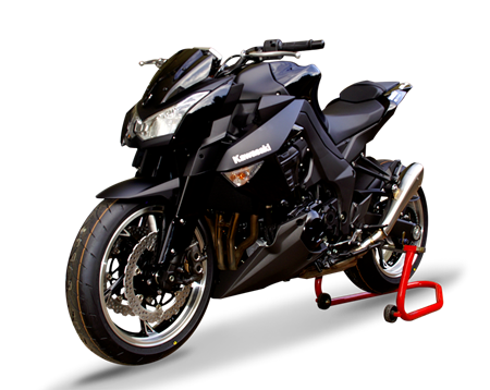 Picture of DUAL HYDROFORM SATIN SLIP ON  KIT KAWASAKI Z 1000 2010-2016
