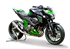 Immagine di TERMINALE HYDROFORM ACCIAIO SATIN KAWASAKI Z800 E 2013-2016