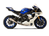 Picture of SATIN STAINLESS STEEL EVOXTREME 260 RACING SLIP ON YAMAHA YZF R1 2015-2017
