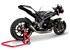 Picture of SILENCER EVO 310 A304 SATIN TRIUMPH SPEED TRIPLE 11-14 LOW POSITION