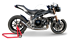 Picture of EVOXTREME 310 STAINLESS STEEL SLIP-ON TRIUMPH SPEED TRIPLE 1050 2011-15