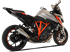 Immagine di TERMINALE EVO 310 DX A304 SATINATO KTM 1290 SUPERDUKE GT  '16-'17 RACE