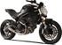 Immagine di TERMINALE GP07 INOX SATINATO DBK RETE DUCATI MONSTER 797 17>20 RACING