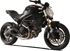 Immagine di TERMINALE GP07 INOX BLACK DBK RETE DUCATI MONSTER 797 17>20 RACING