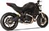 Immagine di TERMINALE GP07 INOX BLACK DBK RETE DUCATI MONSTER 797 17>20 RACING