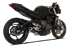 Immagine di TERMINALE RACING GP-07 BLACK CERAMIC USCITA AD ANELLO PER TRIUMPH STREET TRIPLE 765 2017-2022