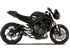 Immagine di TERMINALE RACING GP-07 BLACK CERAMIC USCITA AD ANELLO PER TRIUMPH STREET TRIPLE 765 2017-2022