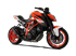 Picture of SILENCER EVOXTREME 260 DX A304 BLACK KTM 1290 SUPERDUKE '14-'15 RACE