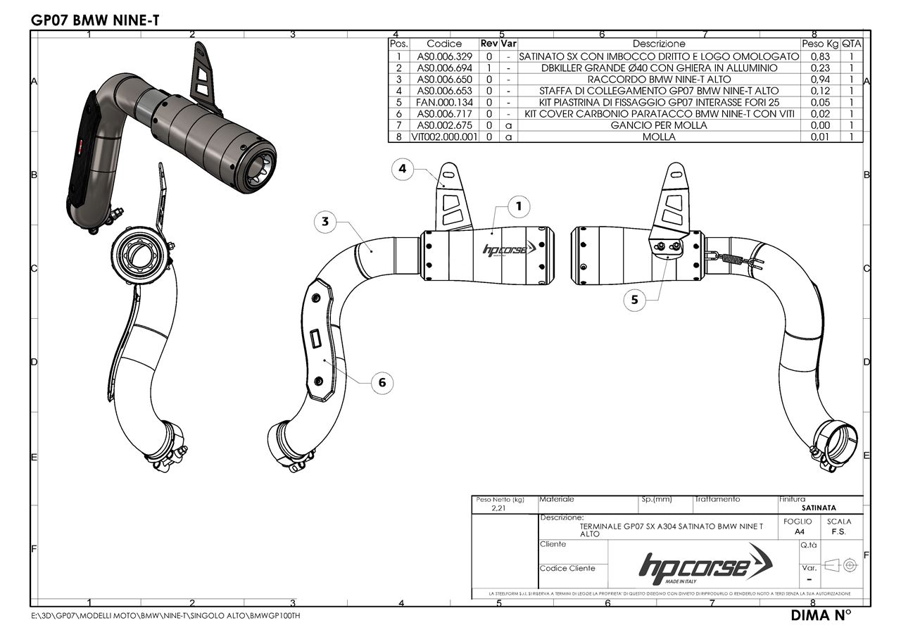 HP Corse. Moto