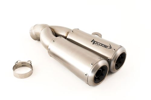 Picture of TWIN SILENCER GP07 STAINLESS STEEL LOW MOUNT BMWR NINET 14-19