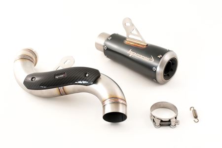 Immagine di TERMINALE GP-07 SINGOLO ALTO BLACK CERAMIC BMW R nineT 2014-2016