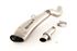 Immagine di TERMINALE HYDROFORM ACCIAIO INOX SATINATO APRILIA TUONO V4 R 2011-2015