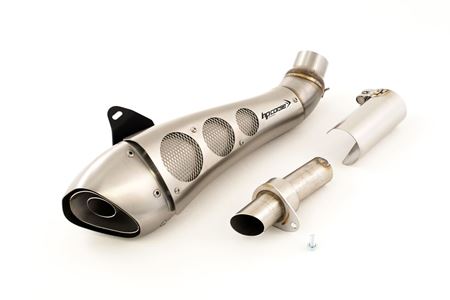 Immagine di TERMINALE HYDROFORM-CLASSIC ACCIAIO SATIN DUCATI SCRAMBLER 800 2015-2020