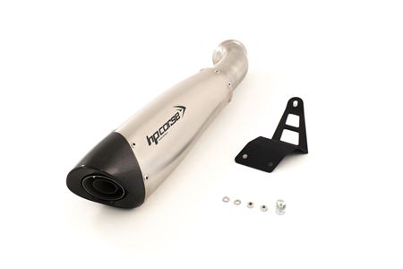 Picture of STAINLESS STEEL EVOXTREME 310 SILENCER LOW MOUNT DUCATI HYPERSTRADA