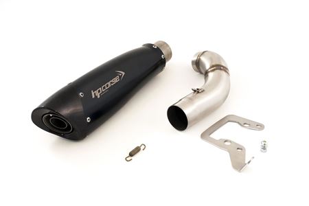 Immagine di TERMINALE EVOXTREME 310 ACCIAIO NERO DUCATI HYPERMOTARD 1100 2007-2012