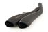 Immagine di DOPPIO TERMINALE HYDROFORM EVOLUTION LINE BLACK PER DUCATI DIAVEL 1200 2011-2016
