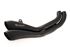 Immagine di DOPPIO TERMINALE RACING HYDROFORM FACTORY LINE BLACK PER DUCATI DIAVEL 1200 2011-2016