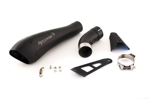 Immagine di TERMINALE HYDROFORM ACCIAIO BLACK CERAMIC KAWASAKI Z 900 2017-2019