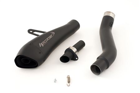 Picture of BLACK CERAMIC HYDROFORM SILENCER KAWASAKI Z 800 E 2012-16