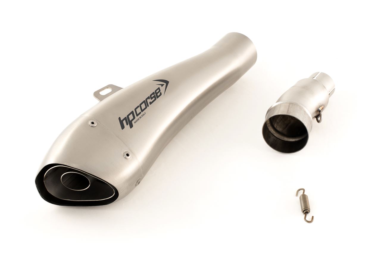 SATIN STEEL HYDROFORM SLIP ON KAWASAKI NINJA 600 ZX 6R 2009 2016