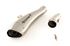 Picture of SATIN STEEL HYDROFORM SLIP ON KAWASAKI NINJA 600 ZX-6R 2009-2016