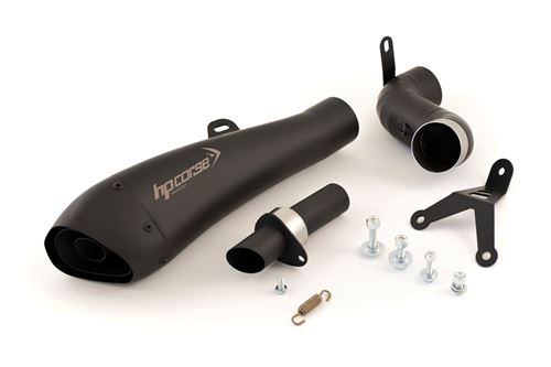 Immagine di TERMINALE BASSO HYDROFORM BLACK CERAMIC MV AGUSTA RIVALE 800 2013-19