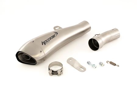 Picture of HP CORSE APPROVED STAINLESS STEEL HYDROFORM SLIP ON EXHAUST FOR SUZUKI GSX R 600 750 2006-2007