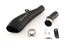 Picture of HP CORSE APPROVED BLACK CERAMIC HYDROFORM SLIP ON EXHAUST FOR SUZUKI GSX R 600 750 2006-2007
