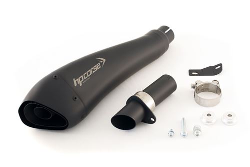 Picture of SUZUKI GSX R 1000 2005-2006 HYDROFORM BLACK SLIP ON EXHAUST SYSTEM