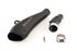 Picture of CERAKOTE BLACK STEEL HYDROFORM SLIP ON TRIUMPH STREET TRIPLE 675 2013-15