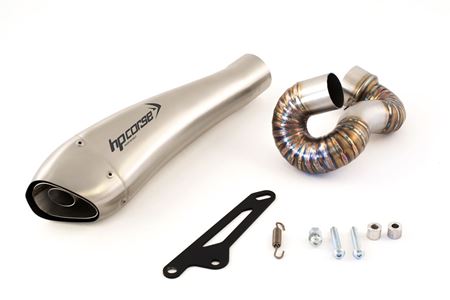 Picture of HYDROFORM SILENCER SPIRAL PIE CUT PIPE TRIUMPH STREET TRIPLE 675 2007-12