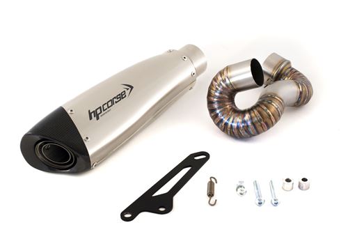 Immagine di SCARICO OMOLOGATO EVOXTREME 260 ACCIAIO TRIUMPH STREET TRIPLE 675 07-12