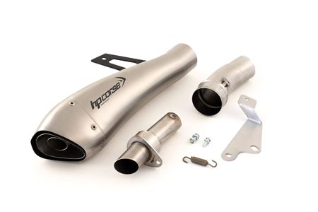 Immagine di TERMINALE HYDROFORM ACCIAIO SATINATO PER TRIUMPH SPEED TRIPLE 1050 2005-2006