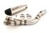 Picture of SATIN STAINLESS STEEL EVOXTREME 260 RACING SLIP ON YAMAHA YZF R1 2015-2017