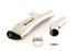 Picture of STAINLESS STEEL HYDROFORM SLIP ON YAMAHA FZ8 FAZER 8 2010-2016